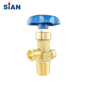 Alta calidad China FUHUA fábrica SiAN marca QF-2 oxígeno nitrógeno aire seguro cilindro Flapper tipo válvula de Gas de latón