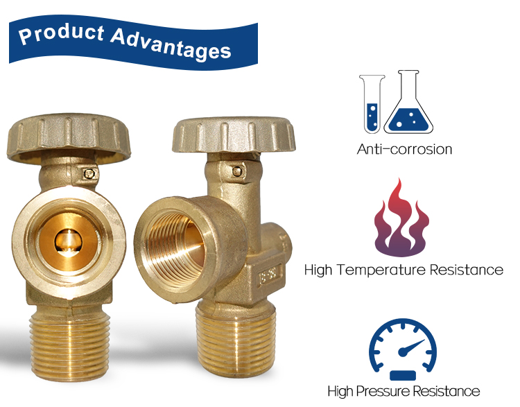 V&aacute;lvula de cilindro de GLP de 40 libras U40 Columbia GLP Pol V&aacute;lvula