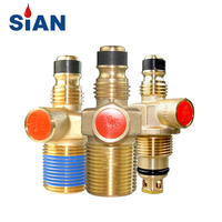 Válvulas de cilindro compactas de gases compactos de SIAN D16 LPG 3/4 ''-14 NGT Válvula de control de cocción del tanque de propano