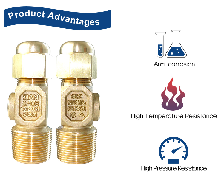 V&aacute;lvula de aguja de cilindro de gas C2H2 (4)
