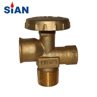 Válvula de cilindro de GLP de 100 libras de Sian compatible con válvula Pol para una fácil conexión