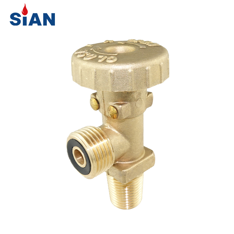 Cilindro de GLP de la marca SiAN de alta calidad PV05 Válvula de rueda manual EN15995 Certificación estándar TPED