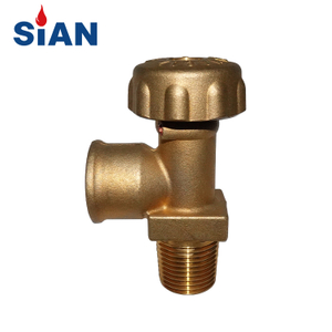 Vuelas de mano de latón 25 bar GLPG Cylinder Control Pol Válvulas